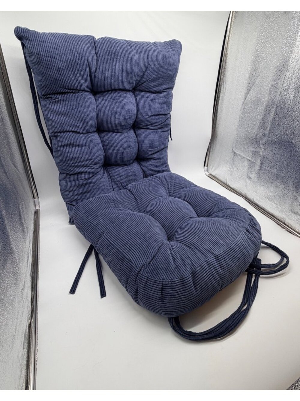 Mudilun Rocking Chair Cushion Set Non Slip Tufted Seat Pad Indoor Outdoor